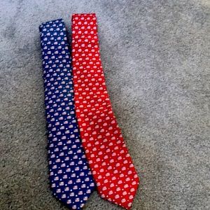 Two American flag Vineyard Vines ties